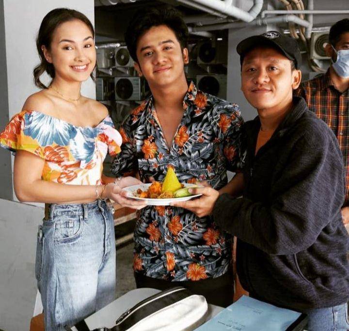 Caitlin Halderman, Kevin Ardilova dan Angling Sagaran (instagram.com/angling_sagaran)