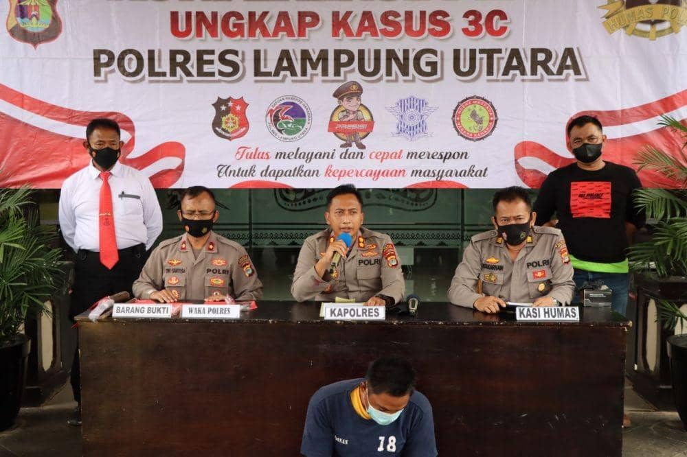 Modus Pura-pura Bertamu, Pria Way Kanan Curi Barang Senilai Rp150 Juta
