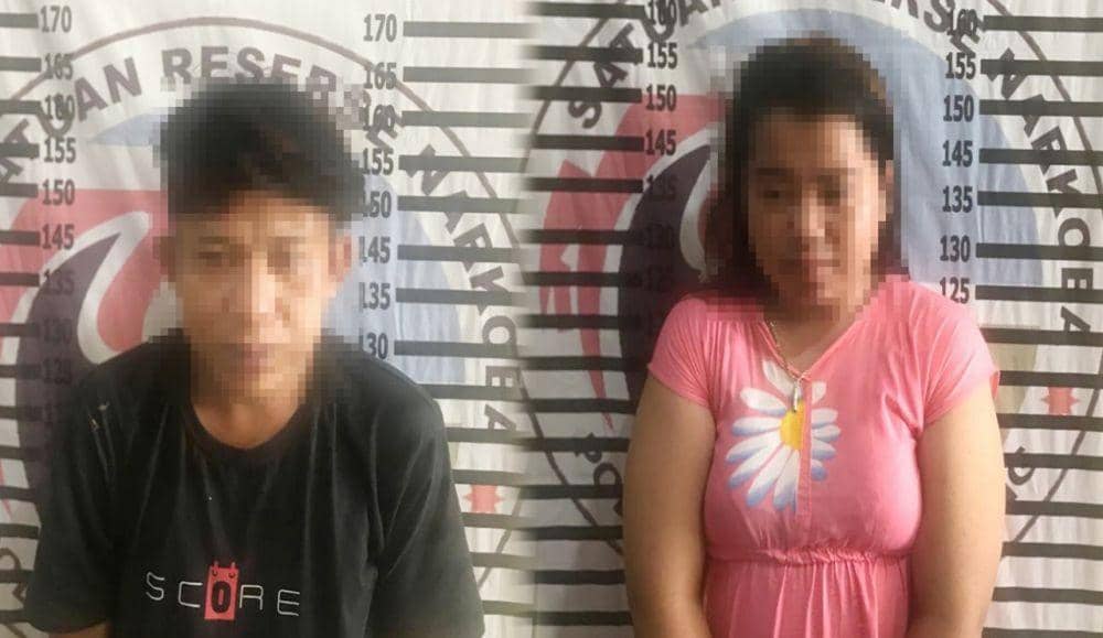 Satresnarkoba Polres Tulang Bawang menangkap dua pelaku penyalahgunaan narkotika jenis sabu di sebuah kontrakan. (Dok. Polres Tulang Bawang).