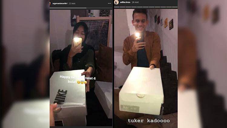 Egy Maulana Vikri dan Adiba Khanza (Instagram.com/egymaulanavikri)