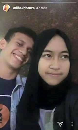 Egy Maulana Vikri dan Adiba Khanza (Instagram.com/adiba_khanza)