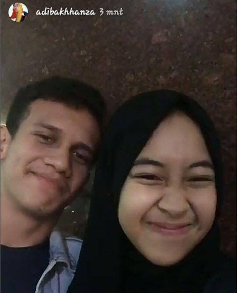Egy Maulana Vikri dan Adiba Khanza (Instagram.com/adiba_khanza)