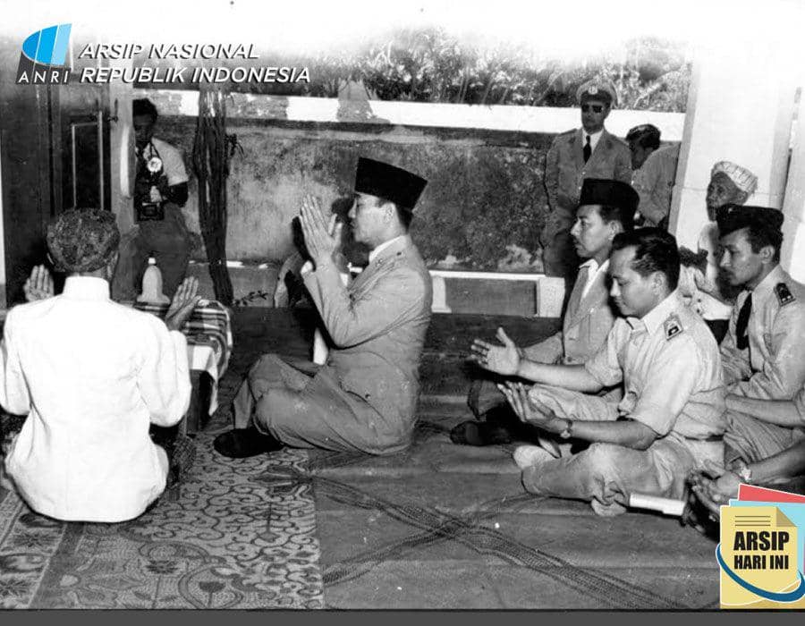 Kegiatan Bung Karno. (Dok. Arsip Nasional Republik Indonesia)