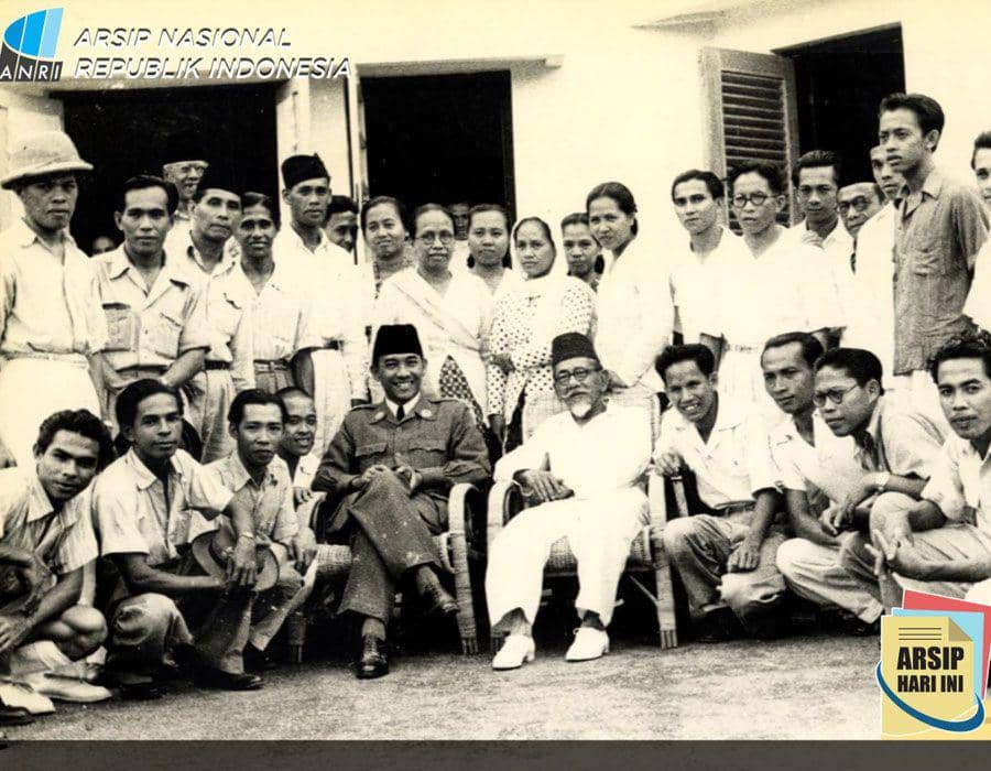 Kegiatan Bung Karno. (Dok. Arsip Nasional Republik Indonesia)