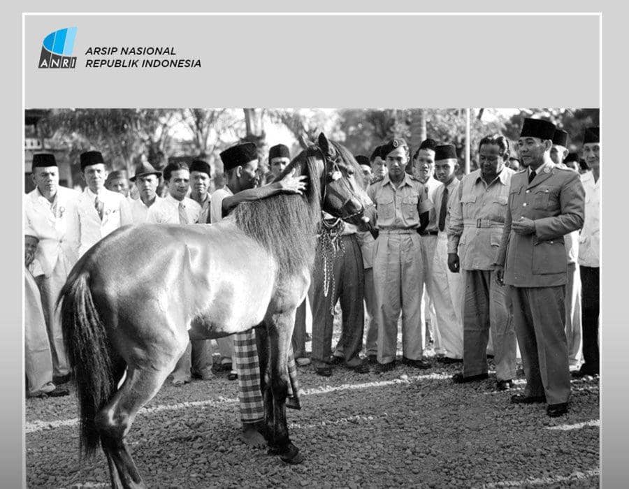 Kegiatan Bung Karno. (Dok. Arsip Nasional Republik Indonesia)