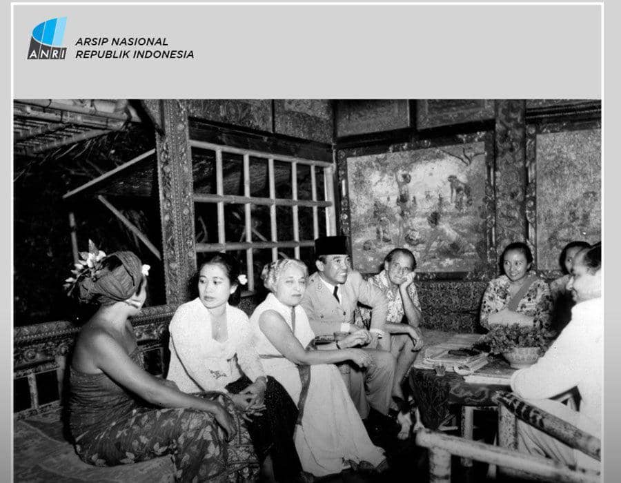 Kegiatan Bung Karno. (Dok. Arsip Nasional Republik Indonesia)