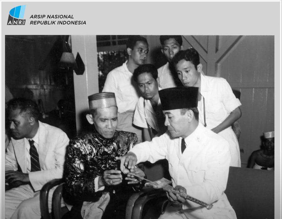 kegiatan Bung Karno. (Dok. Arsip Nasional Republik Indonesia)