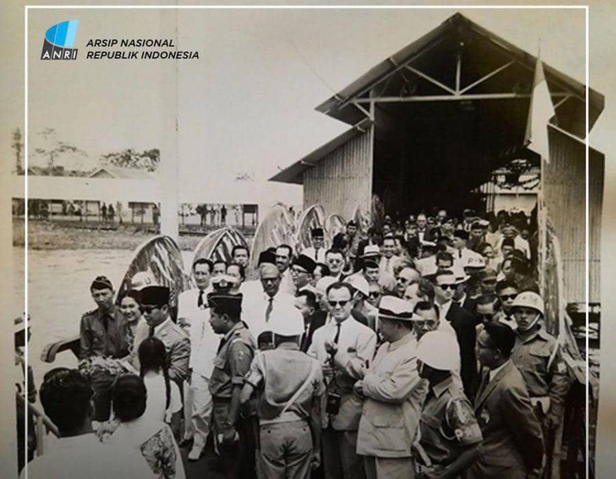 Kegiatan Bung Karno. (Dok. Arsip Nasional Republik Indonesia)