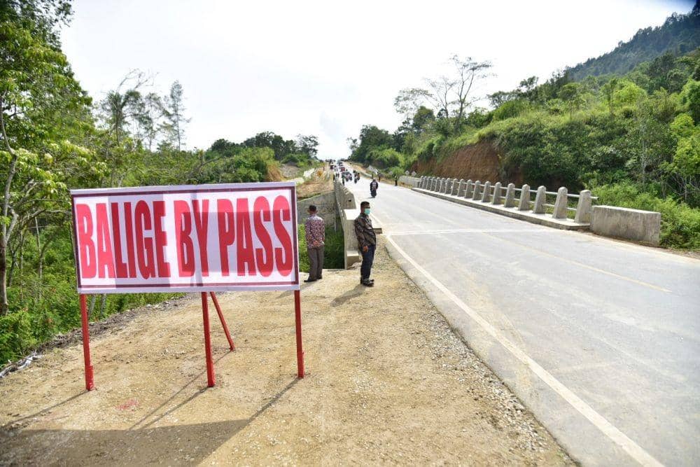 Peresmian jalur sepanjang 9,8 km tersebut  ditandai Penandatanganan Prasasti di kawasan dekat Jembatan Soposurung (Istimewa/IDN Times)