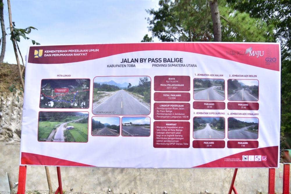 Peresmian jalur sepanjang 9,8 km tersebut  ditandai Penandatanganan Prasasti di kawasan dekat Jembatan Soposurung (Istimewa/IDN Times)