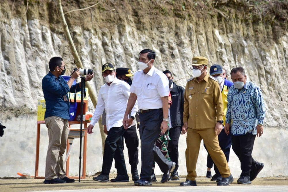 Peresmian jalur sepanjang 9,8 km tersebut ditandai Penandatanganan Prasasti di kawasan dekat Jembatan Soposurung (Istimewa/IDN Times)