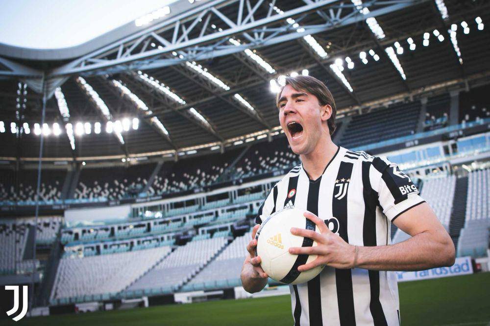 potret Dusan Vlahovic (twitter.com/juventusfcen)