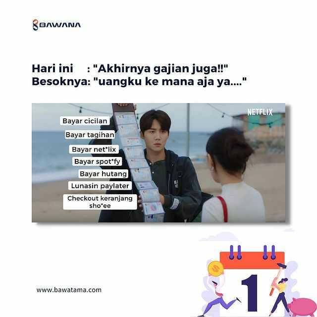 meme gajian (instagram.com/bawatama)