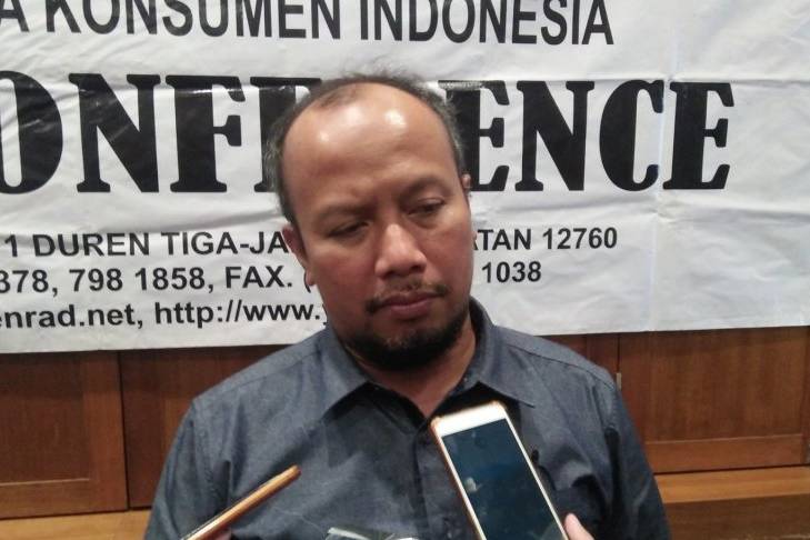 Ketua Pengurus Harian Yayasan Lembaga Konsumen Indonesia (YLKI) Tulus Abadi. (ANTARA/Aditya Ramadhan)