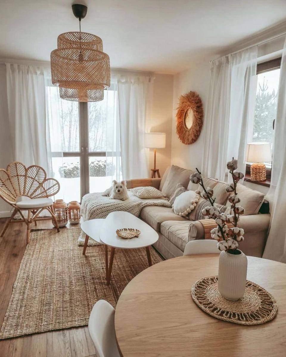 Inspirasi Hunian dengan Dekorasi Serba Rotan (instagram.com/my_homely_decor)