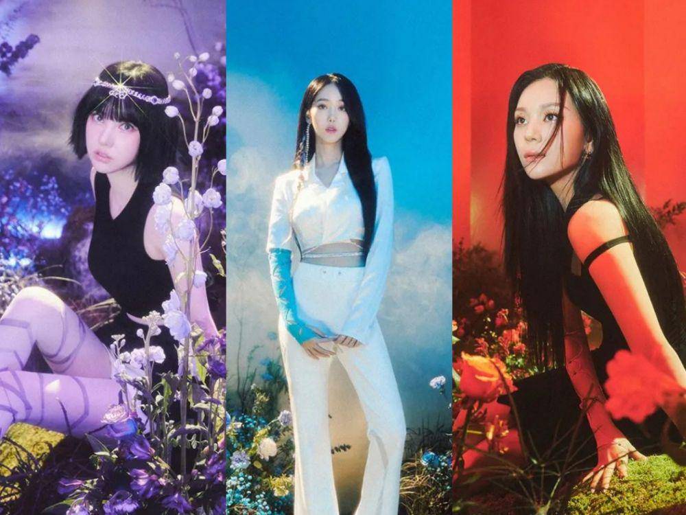 member VIVIZ di foto konsep 1st mini album bertajuk Beam of Prism (instagram.com/viviz_official)