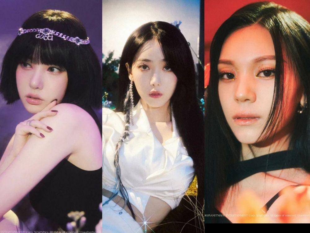 konsep foto 1st mini album VIVIZ bertajuk Beam of Prism (instagram.com/viviz_official)
