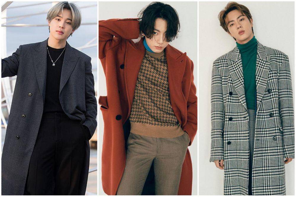 Outfit semi formal look ala BTS (Instagram.com/jimin) (Instagram.com/jungkook)/Instagram.com/jin_bighitentertainment)