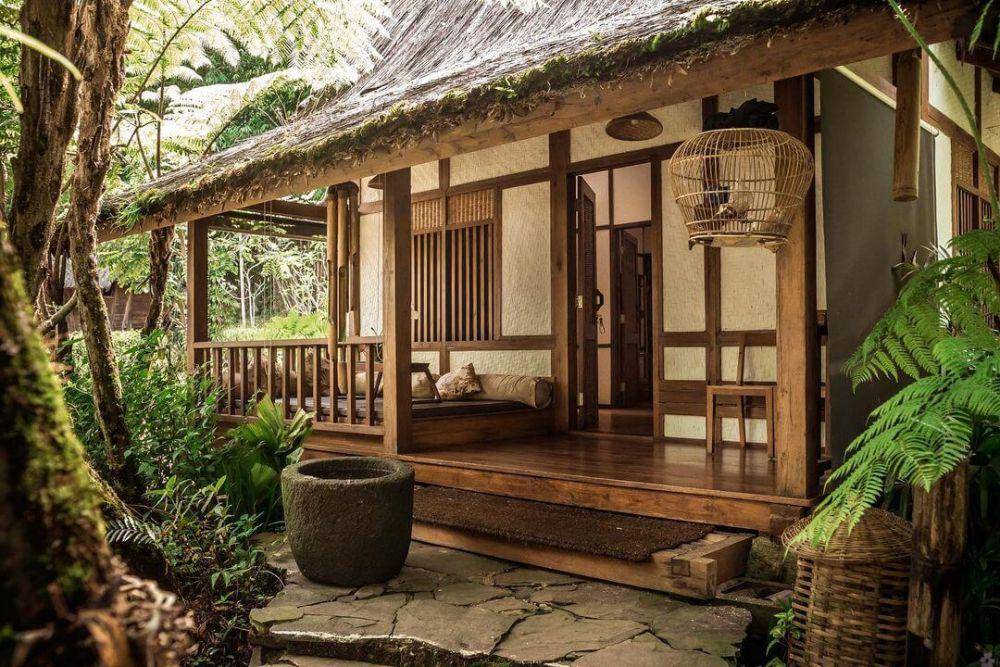 Resort Kampung Layung dengan pemandangan ala pedesaan (instagram.com/dusun_bambu).