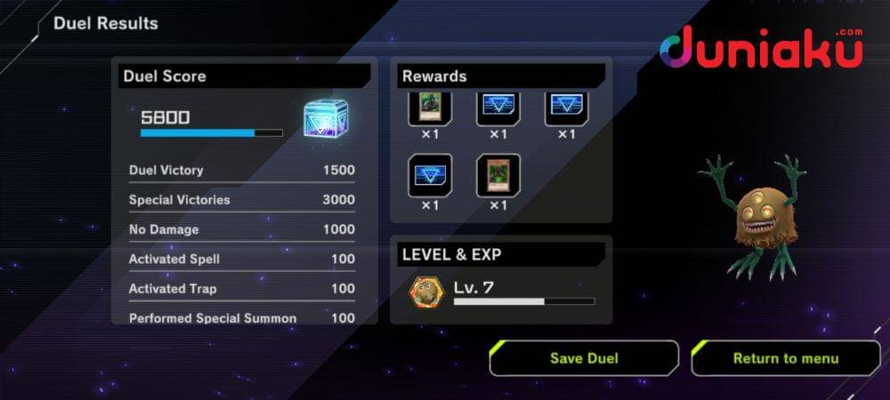 Yu-Gi-Oh Master Duel, screenshot dari Adhitya Daniel. (Dok. Konami/Yu-Gi-Oh Master Duel)