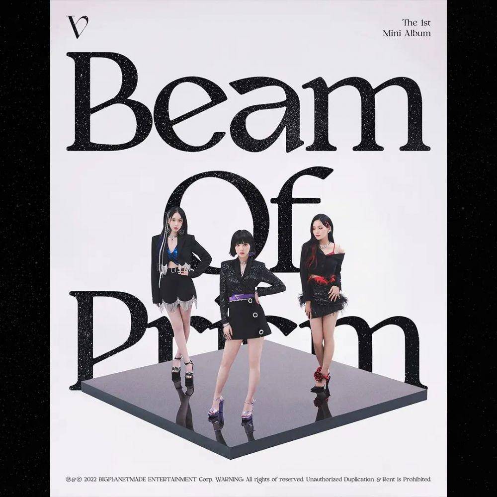 konsep foto 1st mini album VIVIZ bertajuk Beam of Prism (instagram.com/viviz_official)