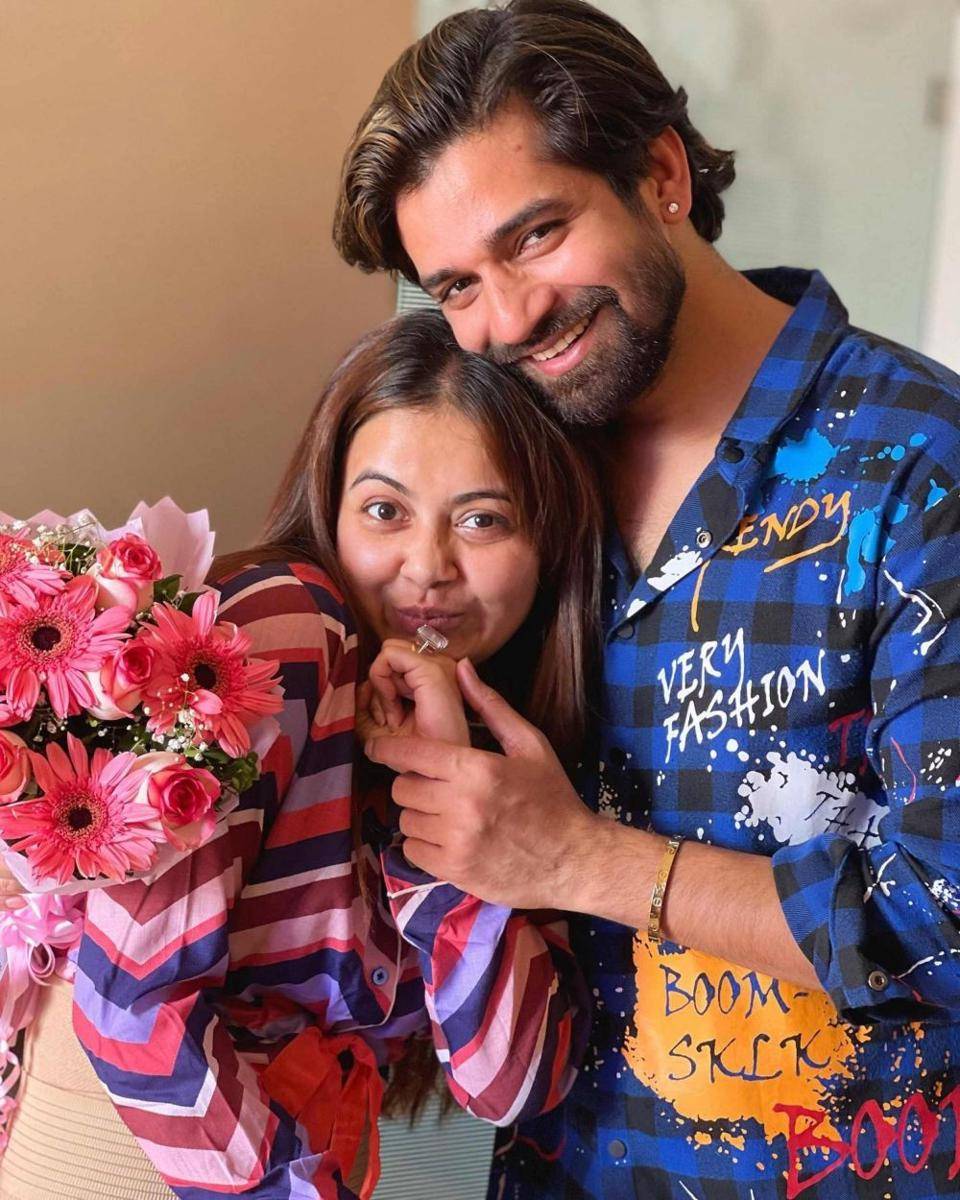 Devoleena Bhattacharjee dan Vishal Singh (Instagram.com/devoleena/)