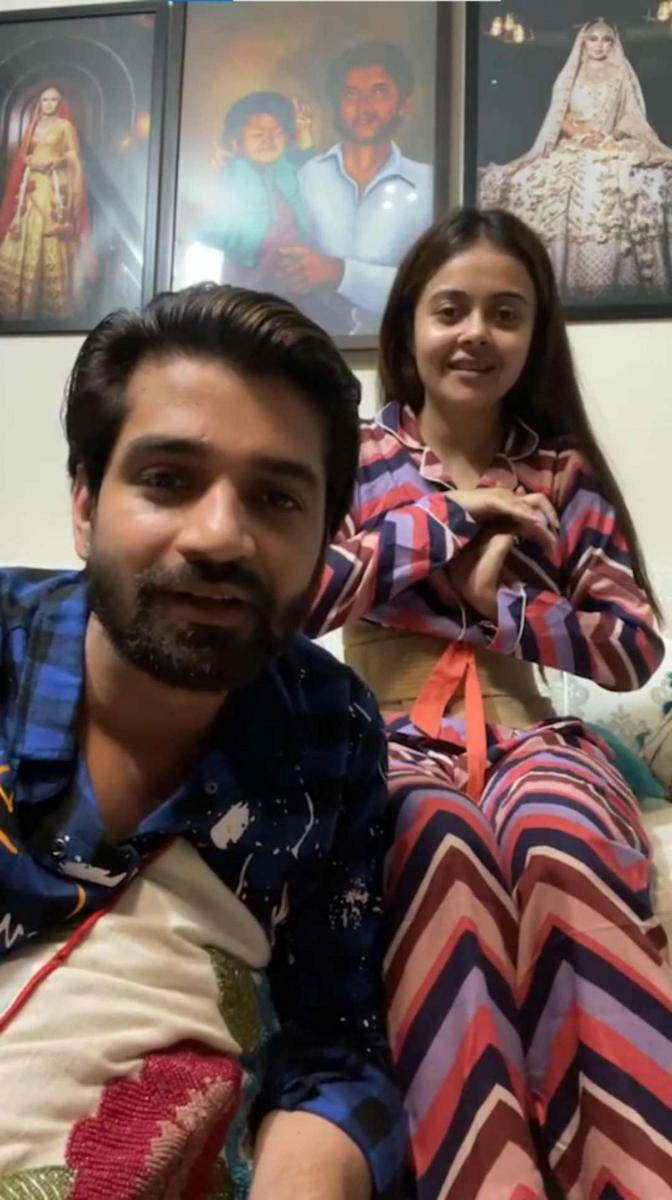 Devoleena Bhattacharjee dan Vishal Singh (Instagram.com/devoleena/)