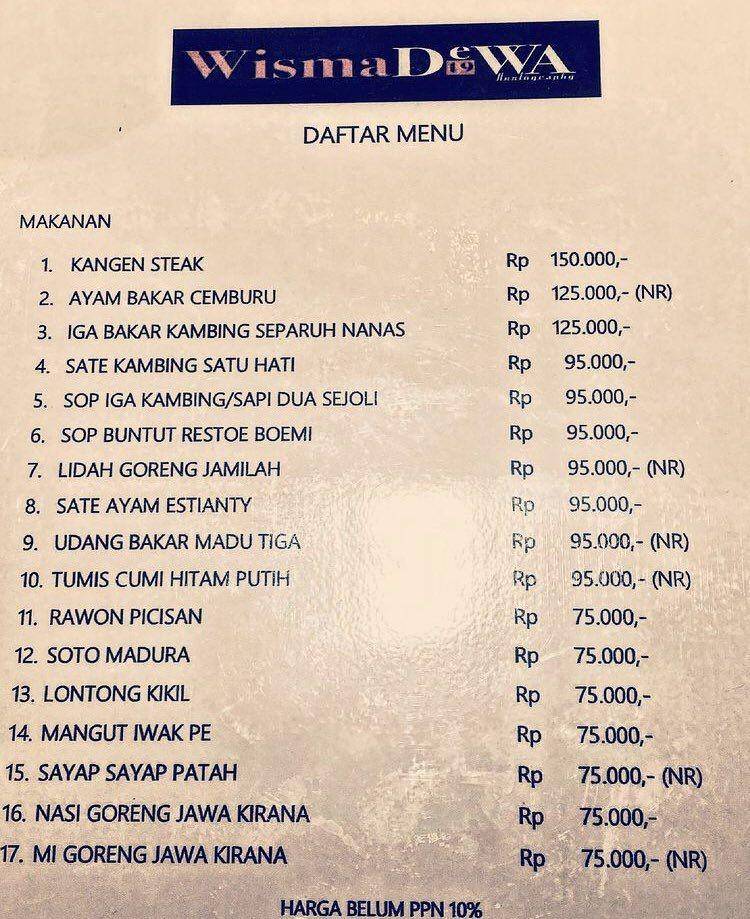 potret restoran Ahmad Dhani (twitter.com/rayvieralaxmana)
