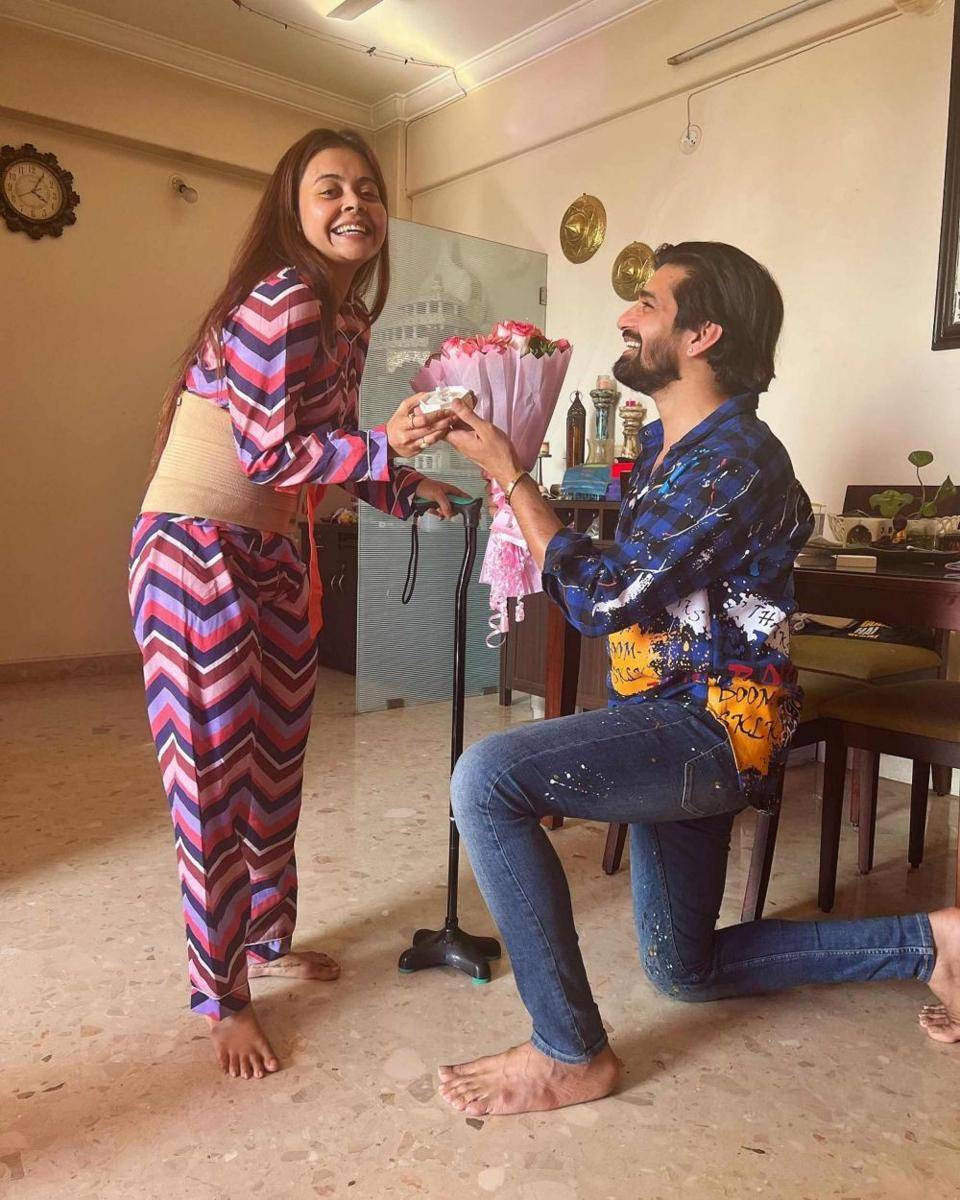 Devoleena Bhattacharjee dan Vishal Singh (Instagram.com/devoleena/)