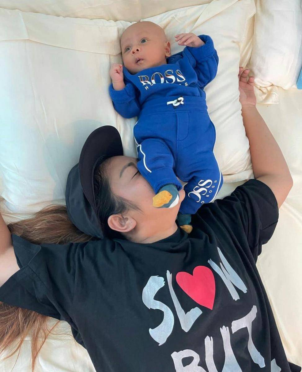 Soimah dan Baby Leslar (instagram.com/showimah)