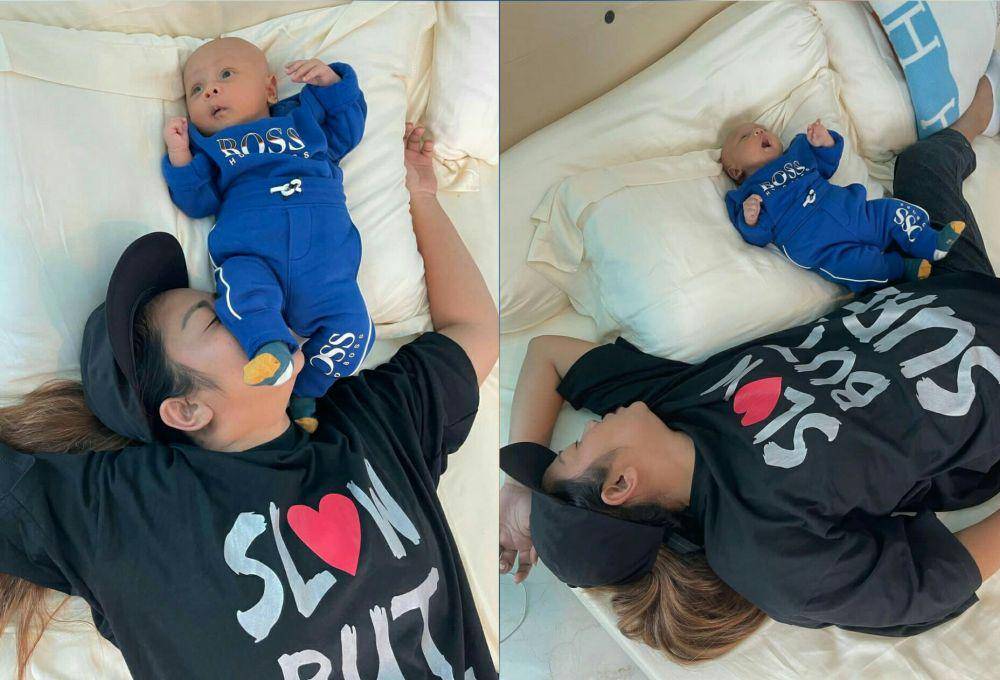 Soimah dan Baby Leslar (instagram.com/showimah)