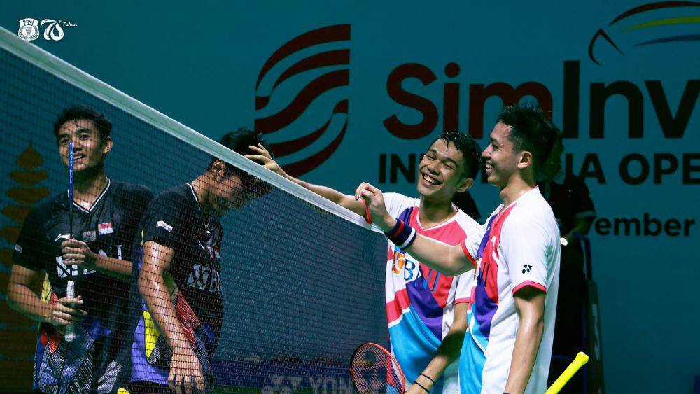 ganda putra Indonesia Fajar Alfian/Muhammad Rian Ardianto dan Bagas Maulana/Muhammad Shohibul Fikri (instagram.com/badminton.ina)