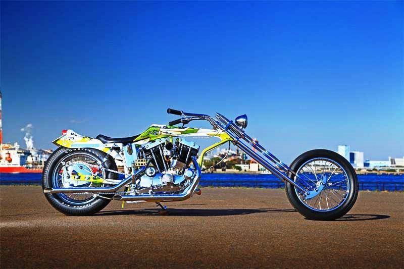 Chopper "MQQN DIGGER" hasil modifikasi Moon Eyes USA. (www.mooneyesusa.net)