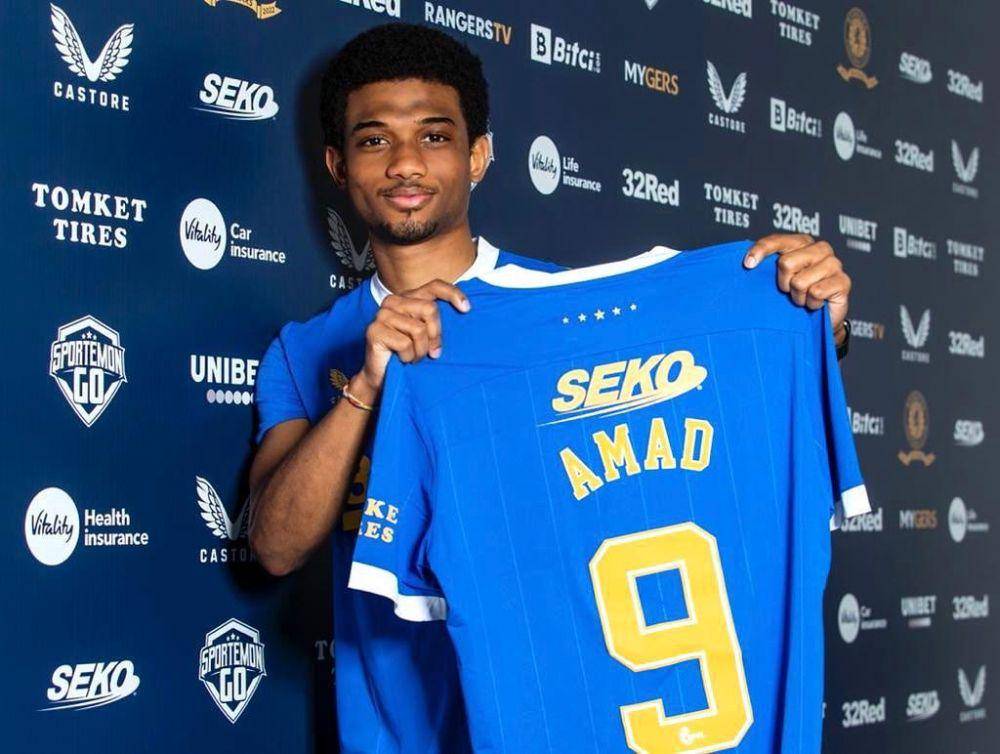 Amad Diallo saat diperkenalkan Rangers (instagram.com/amaddiallo19)