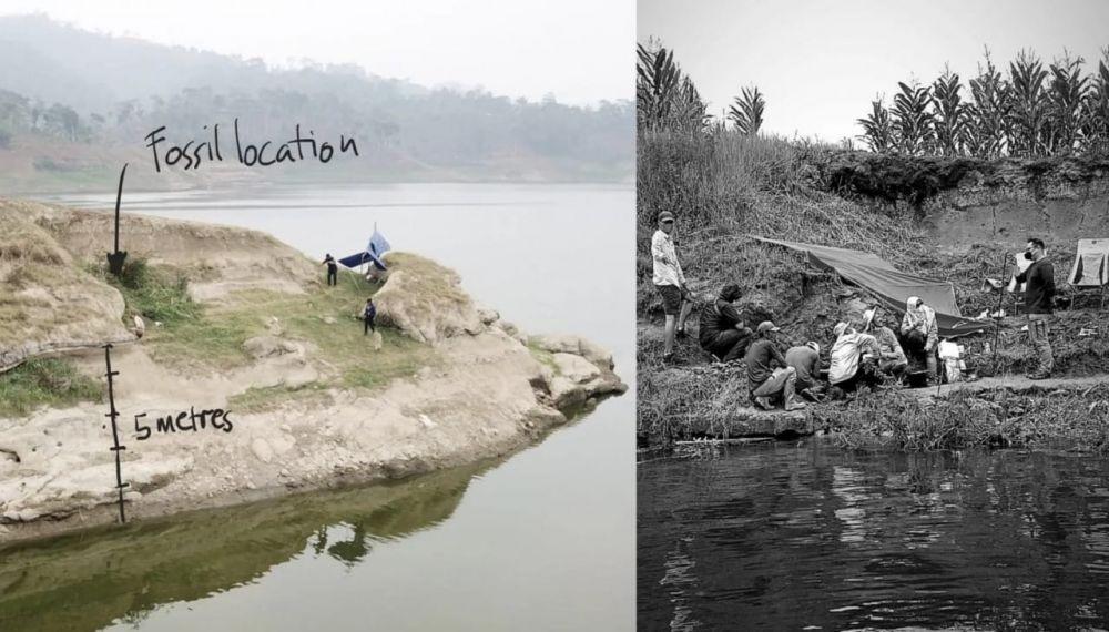 Muka Air Naik, ITB Evakuasi Fosil di Pulau Terpencil Waduk Saguling