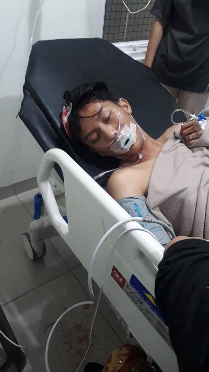 Kondisi korban begal di Medan (Dok. Istimewa)