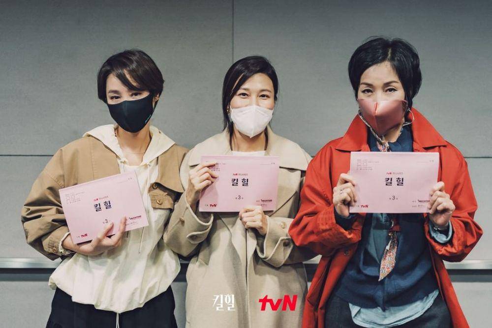 potret pembacaan naskah Kill Heel (instagram.com/tvn_drama)