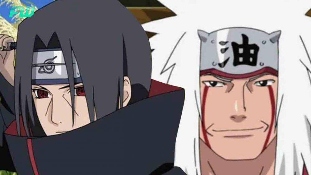 Editan Itachi dengan Jiraiya. (Dok. studio pierrot/Naruto)