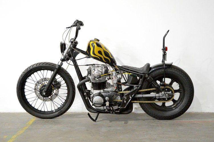 Motor chopper dengan mesin Yamaha XS650. (www.freetoshop.ga)