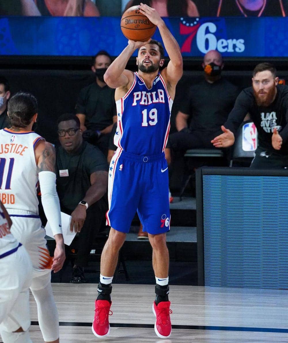 Raul Neto saat berseragam Philadelphia 76ers di NBA. (instagram.com/raulneto08)