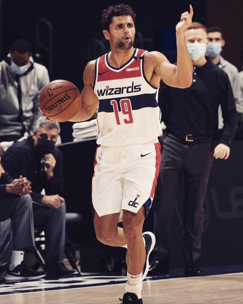 Raul Neto saat berseragam Washington Wizards di NBA. (instagram.com/raulneto08)