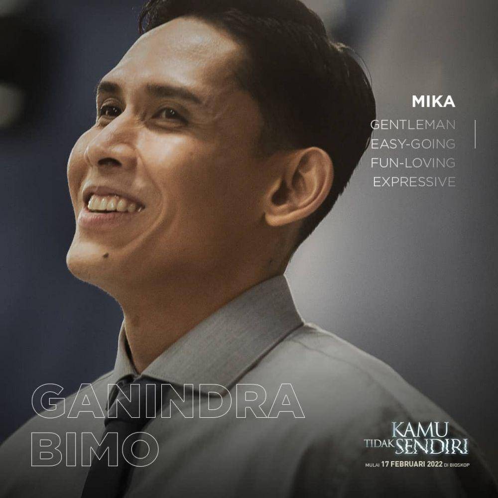 poster Ganindra Bimo sebagai Mika dalam film Kamu Tidak Sendiri (instagram.com/kamutidaksendiri.movie)