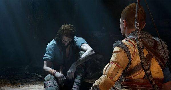 Atreus mendapati Tyr yang dipenjara oleh Odin ( Dok. Santa Monica Studio / God of War: Ragnarok )