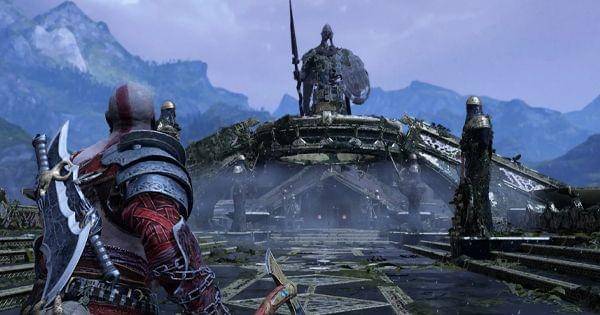 Kratos mengunjungi kuil Tyr ( Dok. Santa Monica Studio / God of War )