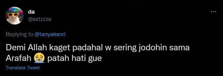 komentar patah hati Bintang Emon lamaran (twitter.com/xxtzzza)
