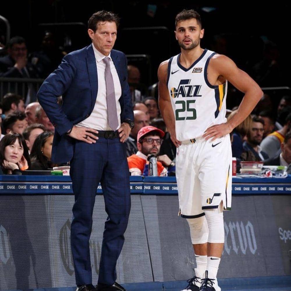 Raul Neto dan Quinn Snyder (instagram.com/raulneto08)