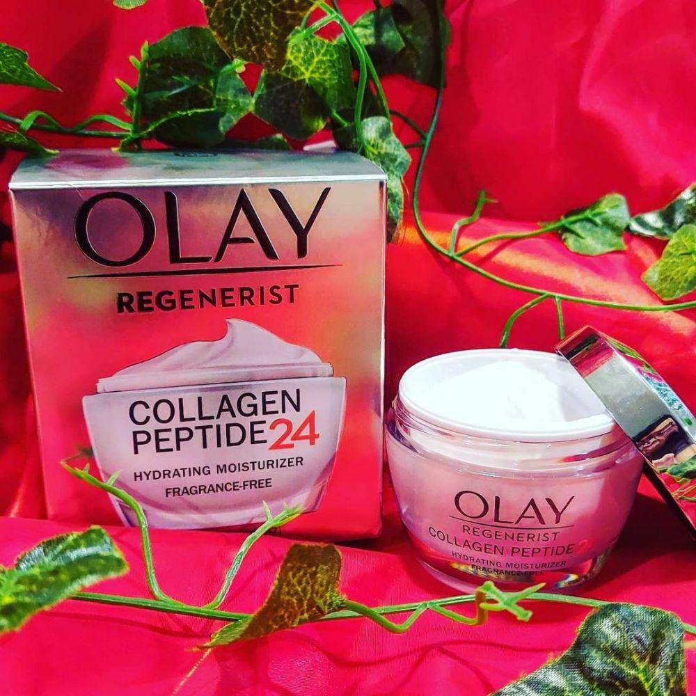 Olay Regenerist Collagen Peptide 24 Hydrating Moisturizer (instagram.com/denarisg3654)