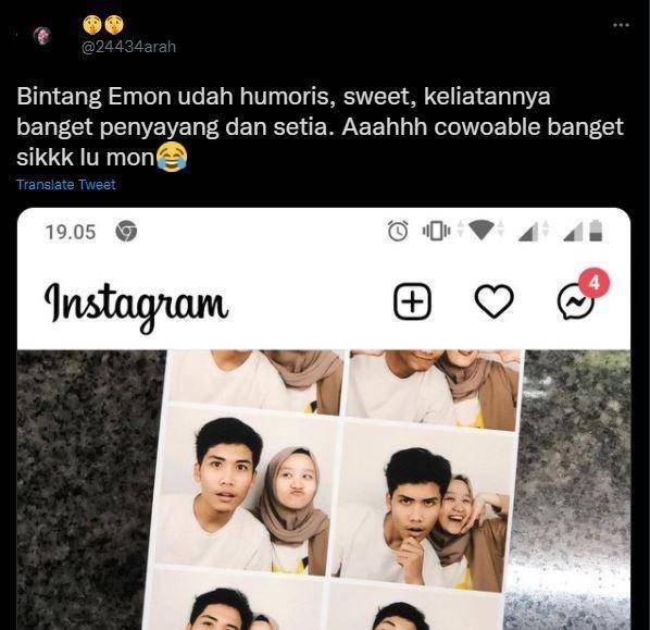 komentar patah hati Bintang Emon lamaran (twitter.com/24434arah)