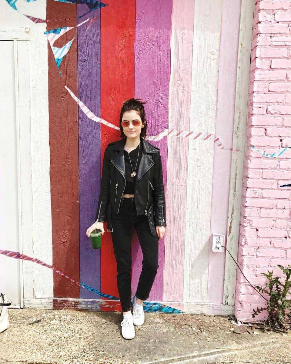 ide OOTD ala Lucy Hale (instagram.com/lucyhale)