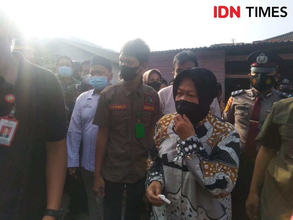 Mensos Risma Bantu Penderita Pasien Kista Otak di Bandar Lampung